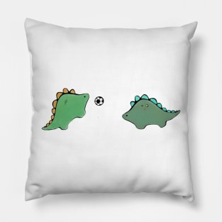 Dino Soccer (Color) Pillow