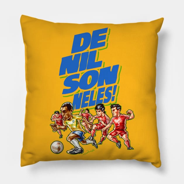 Denilson Neles! Pillow by renatodsc