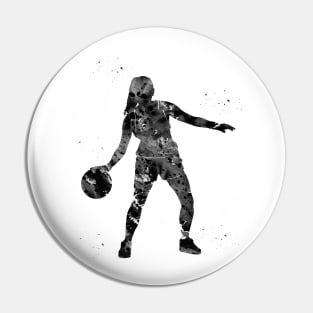 Basketball girl Pin