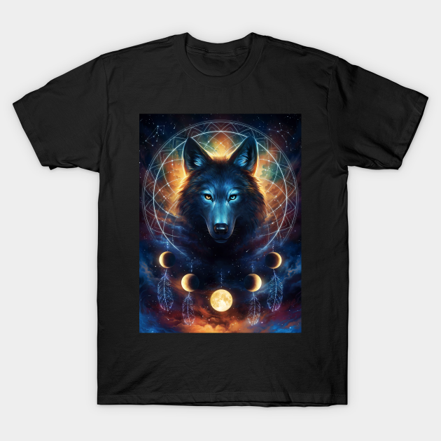 Dreamcatcher Wolf - Wolf - T-Shirt