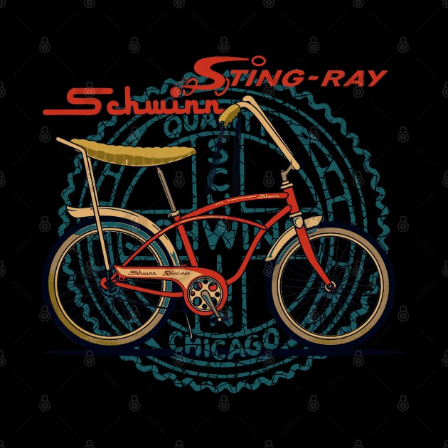 Schwinn Stingray Vintage Bicycle Tribute by Midcenturydave