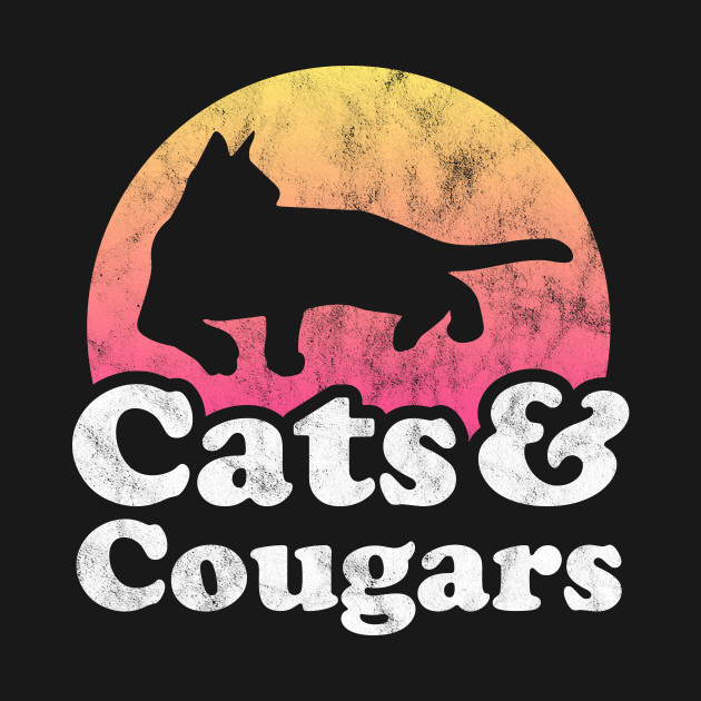 Discover Cats and Cougars Gift for Men, Women Kids - Cougars - T-Shirt