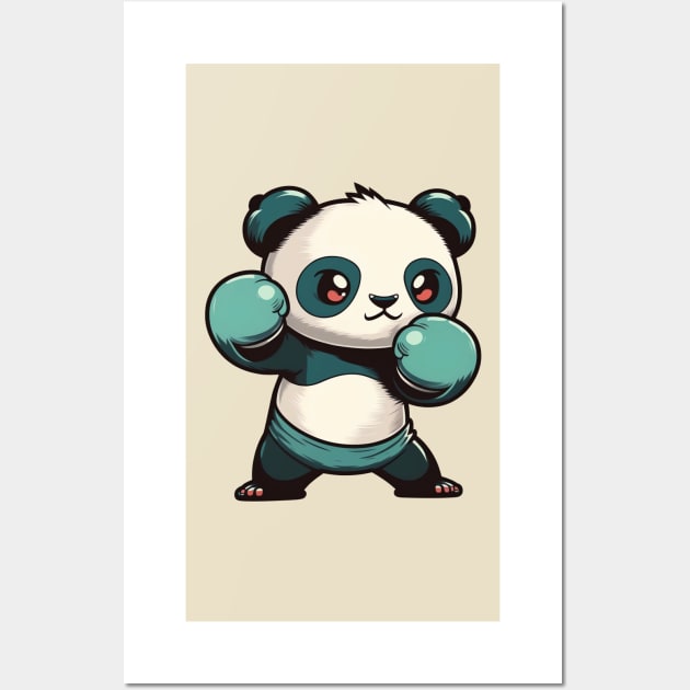 Desenho animado Kawaii Baby Panda usando roupas de Kung Fu · Creative  Fabrica