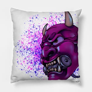 Samurai`s Mask Pillow