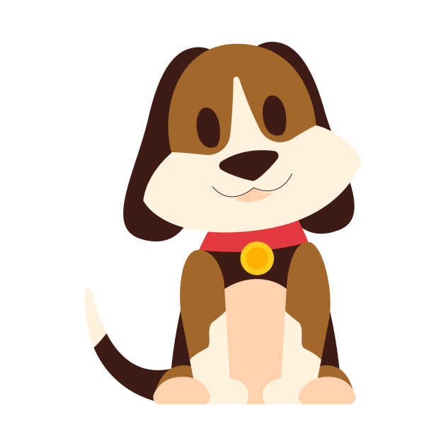 Cartoon Cute Dog Art Prints
