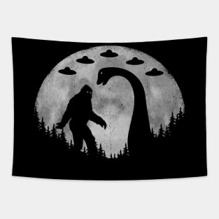 Bigfoot Loch Ness Monster Tapestry