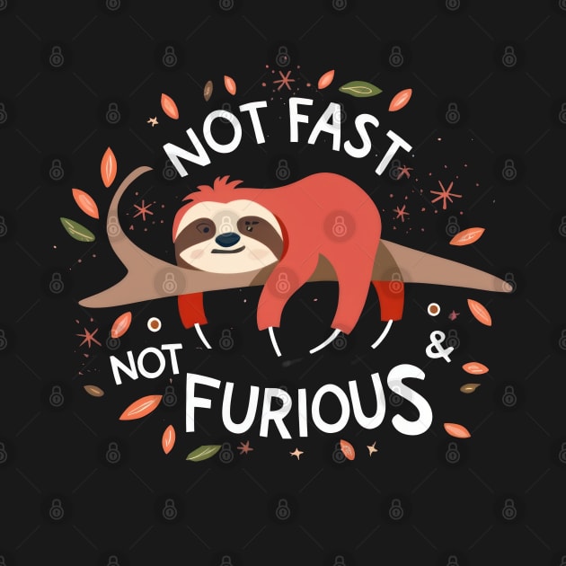 Sloth - Not Fast Not Furious by TooplesArt