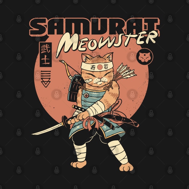 Samurai Meowster by Vincent Trinidad Art