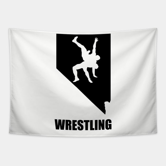 Nevada Wrestling Tapestry by Ruiz Combat Grappling