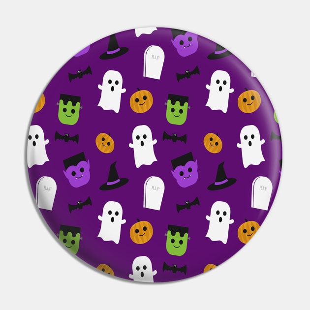 Cute Halloween Pattern Pin by Family shirts