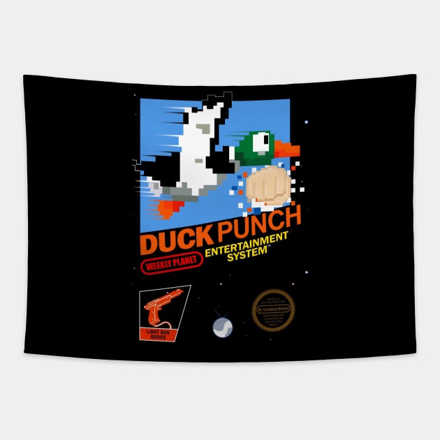 Duck Punch Tapestry by Joecovas
