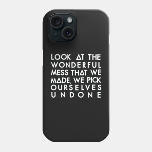 Flaws (white) Phone Case