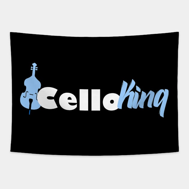 cello king Tapestry by Jabinga