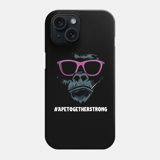 Ape Together Strong ApeTogetherStrong Crypto Phone Case by Ghost Of A Chance 