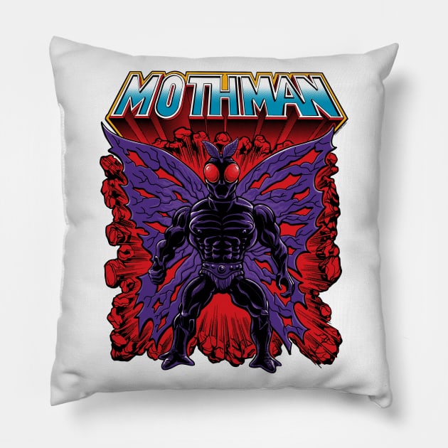 Mothman as an 80s Action Figure Pillow by CTKR Studio