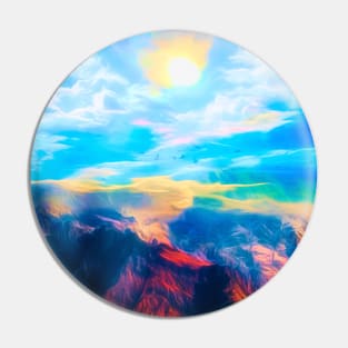 Colorful Horizon Pin