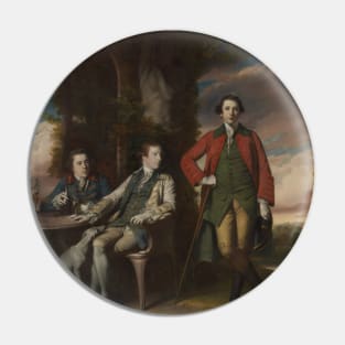 The Honorable Henry Fane with Inigo Jones and Charles Blair by Joshua Reynolds Pin