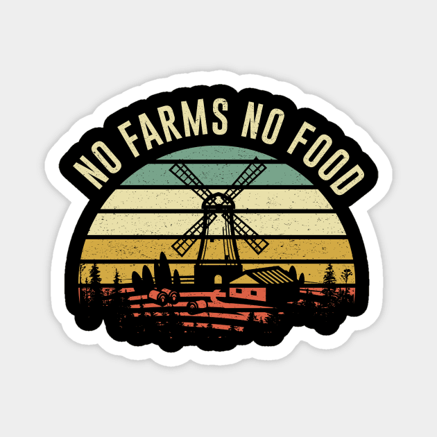 No Farms Food Farmer Pride Saying Magnet by alyseashlee37806