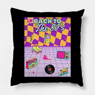 Back To The 80s Pillow