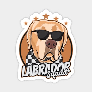 Labrador Squad Magnet