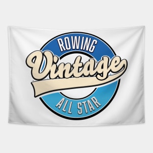 Rowing Vintage All Star logo Tapestry