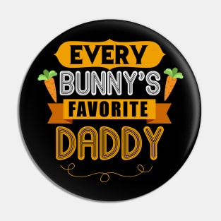 MENS EVERY BUNNYS FAVORITE DADDY SHIRT CUTE EASTER GIFT Pin