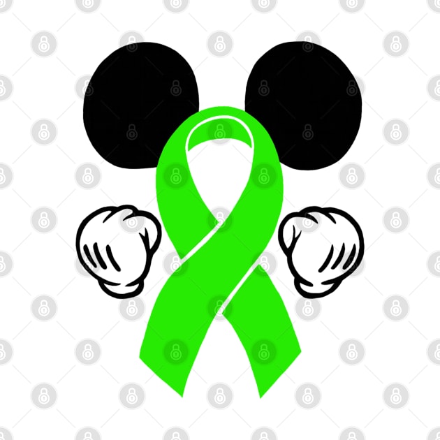 Mouse Ears Awareness Ribbon (Green) by CaitlynConnor