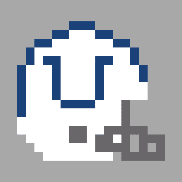 8 Bit Indianapolis Colts Helmet by N8I