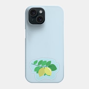lemon illustration Phone Case