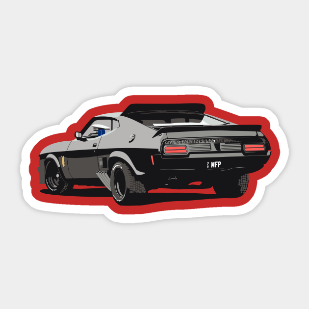 Mad Max Interceptor Last Of V8 Mfp Mad Max Autocollant Teepublic Fr