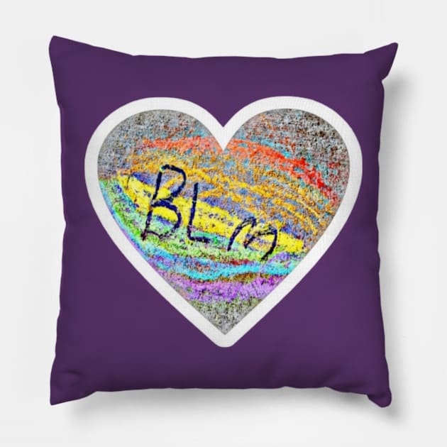 BLM 🖤 Pride - Sticker - Back Pillow by Subversive-Ware 