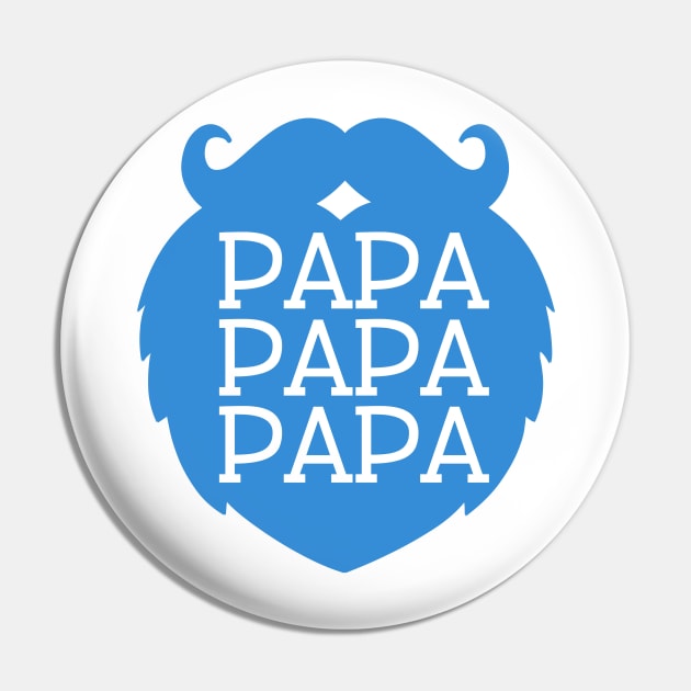 Papa Papa Papa Pin by Shop Ovov