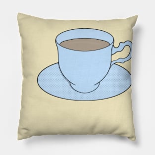 Vintage Cup of tea or coffee Pillow