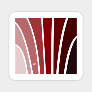 Art Deco Red #minimal #art #design #kirovair #buyart #decor #home Magnet