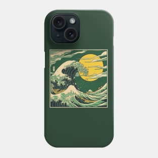 GREEN WAVE Phone Case