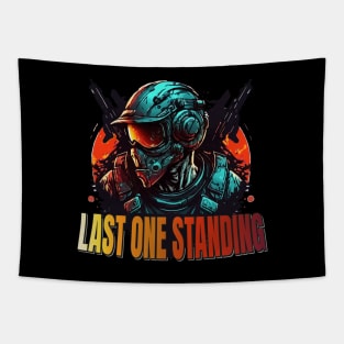 Last One Standing FPS Gaming Multiplayer Gamer Tapestry