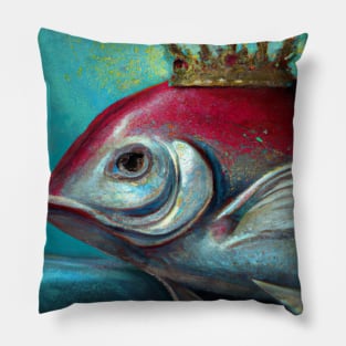 Fish with a Crown Pillow