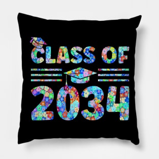 kindergarten to graduation class of 2034 Pillow