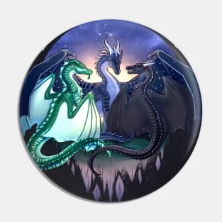 Wings of Fire - Legends - Fathom, Darkstalker, Clearsight Pin