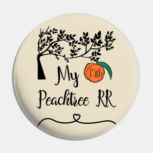 My 15th Peachtree 10K Road Race Pin