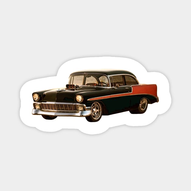 USA CAR two sides Magnet by Uwantmytees