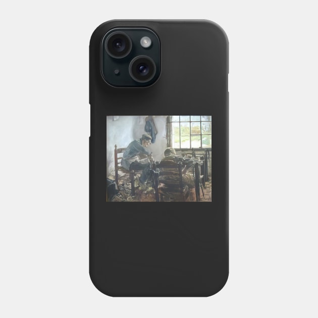 shoemaker 1881 - Max Liebermann Phone Case by Kollagio