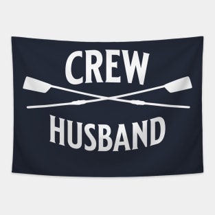 Crew Rowing Husband Sculling Vintage Crossed Oars Tapestry