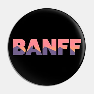 Banff Mountains Pin