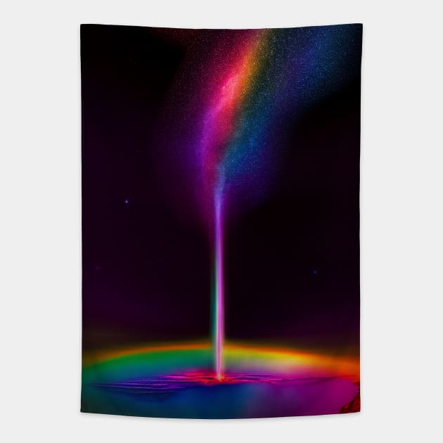 Evaporating Colors Tapestry by EggheadK8