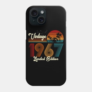 Vintage 1967 Shirt Limited Edition 53rd Birthday Gift Phone Case