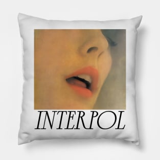 Interpol -- Original Retro Fan Art Design Pillow