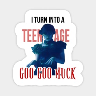 I turn into a teenage GOO GOO MUCK - The Cramps | Wednesday Addams Jenna Ortega Dance Netflix Magnet