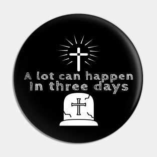 He Is Risen Cool Inspirational Easter Christian Pin