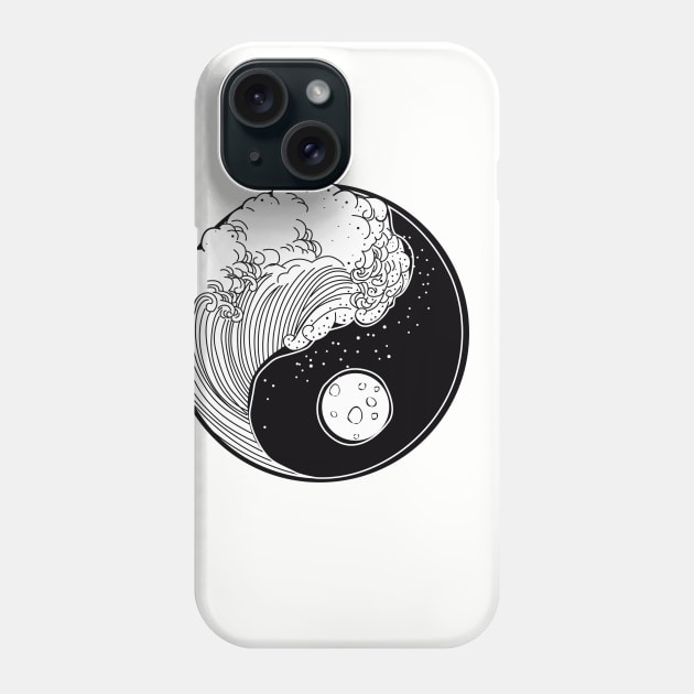 yin yang Phone Case by masslos